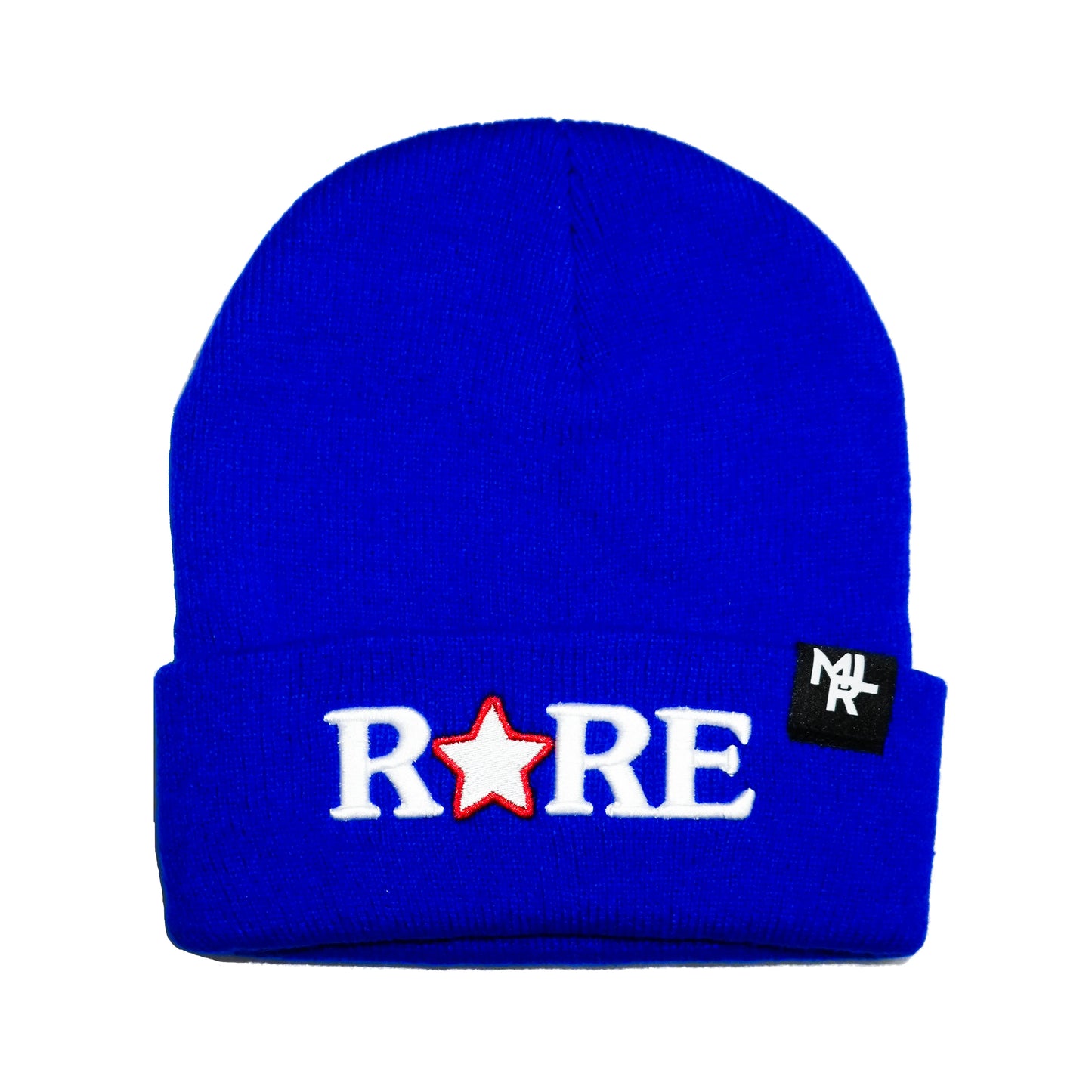 Beanie "RARE BEANIE" Blue Mark Lourence