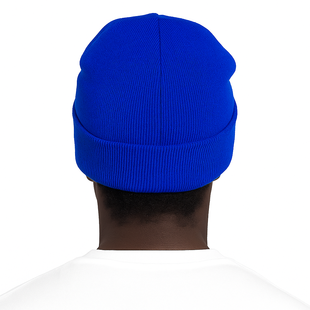 Beanie "RARE BEANIE" Blue Mark Lourence